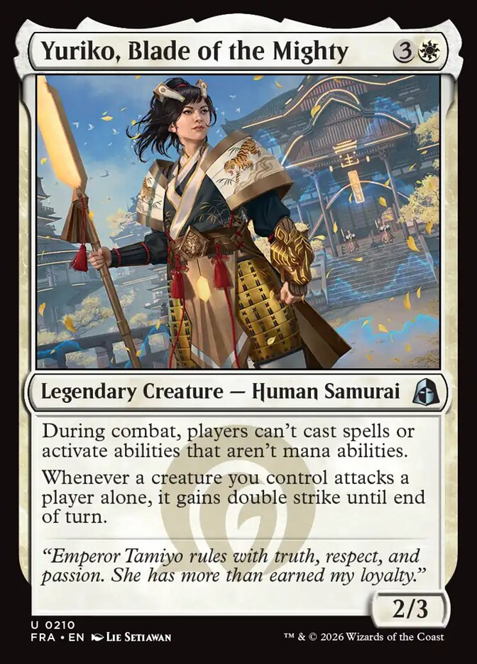 Yuriko, Blade of the Mighty, Reality Fracture Card Art