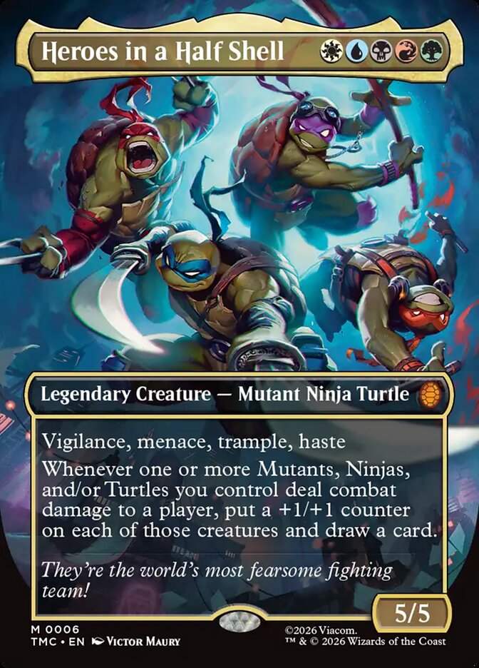 Heroes in a Half Shell, Teenage Mutant Ninja Turtles Eternal Card Art