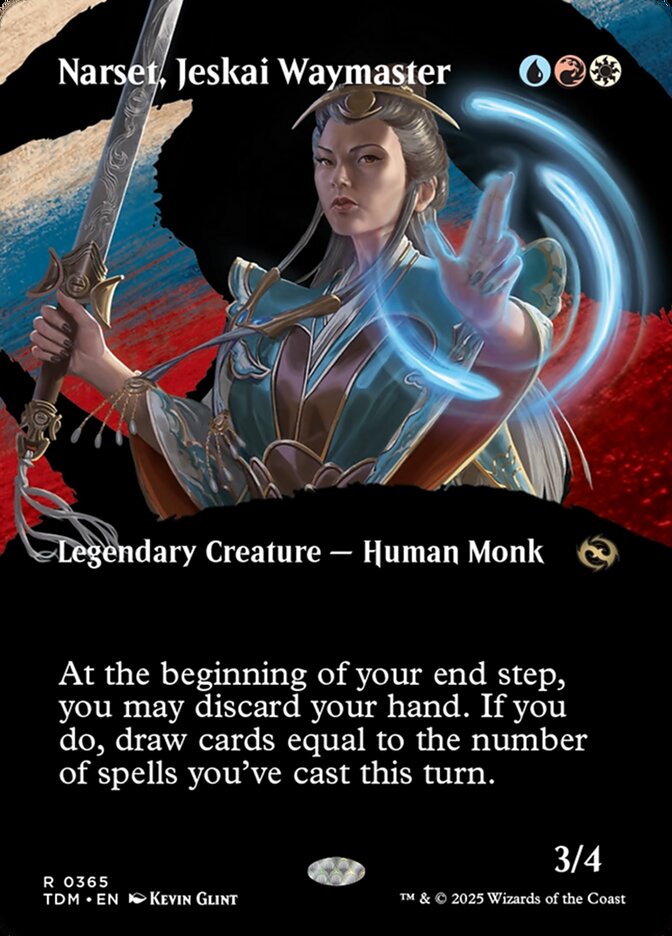 Narset, Jeskai Waymaster, Tarkir: dragonstorm Card Art