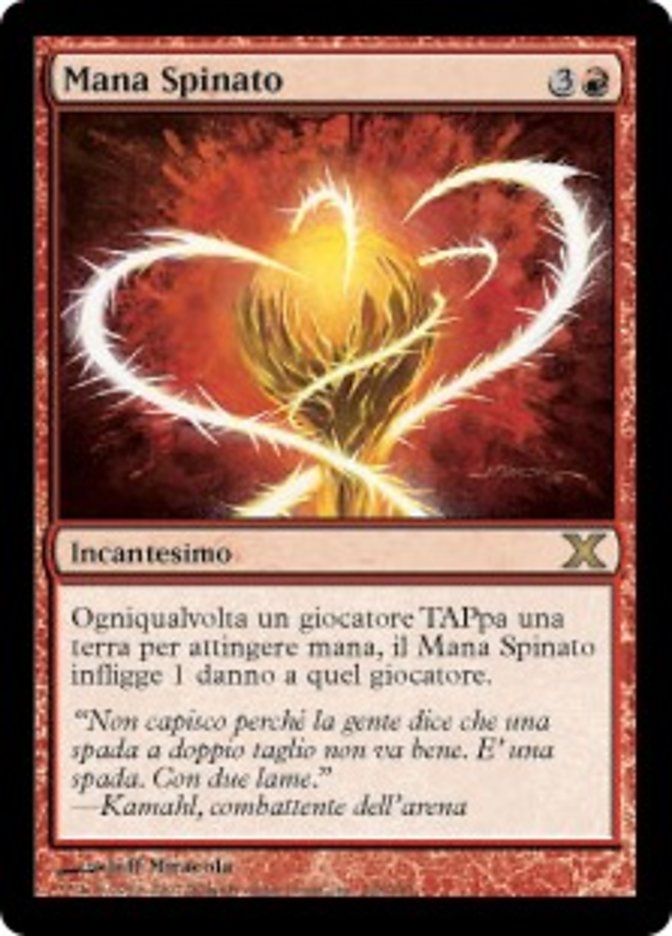 Manabarbs, Tenth Edition Card Art