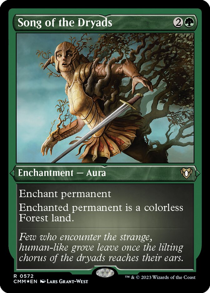Song of the Dryads, Commander Masters Card Art