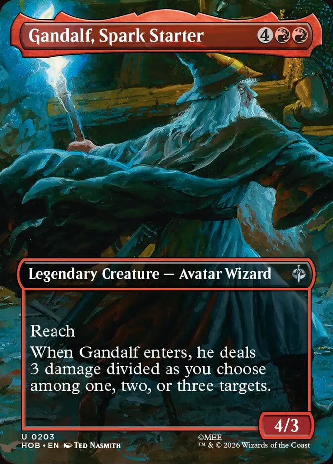Gandalf, Spark Starter, The Hobbit Card Art