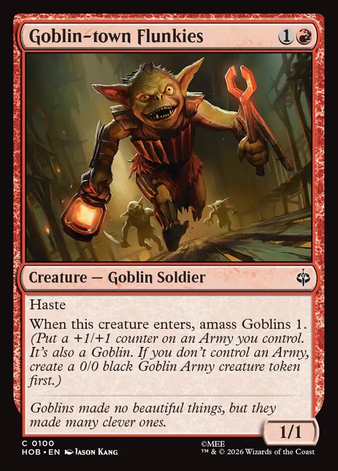 Goblin-town Flunkies, The Hobbit Card Art
