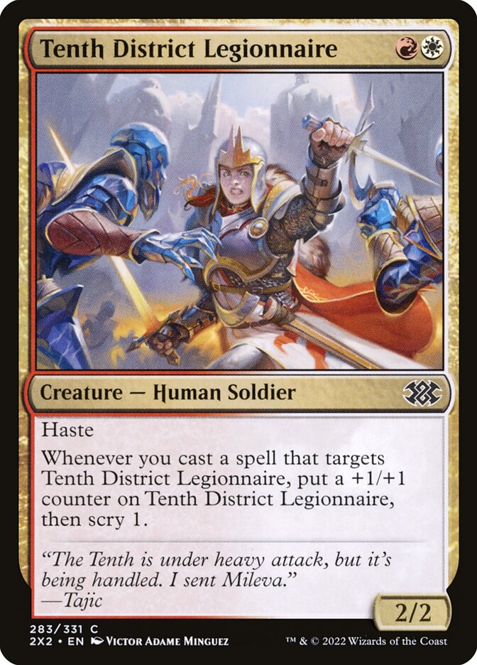 Tenth District Legionnaire, Double masters 2022 Card Art