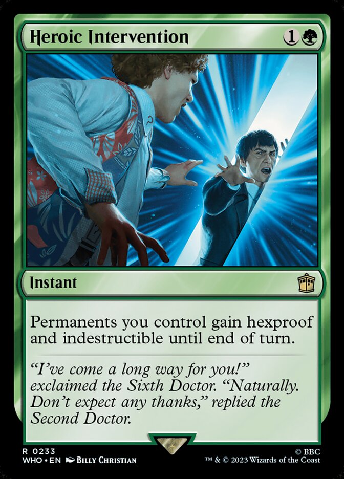 Heroic Intervention, Doctor Who Card Art