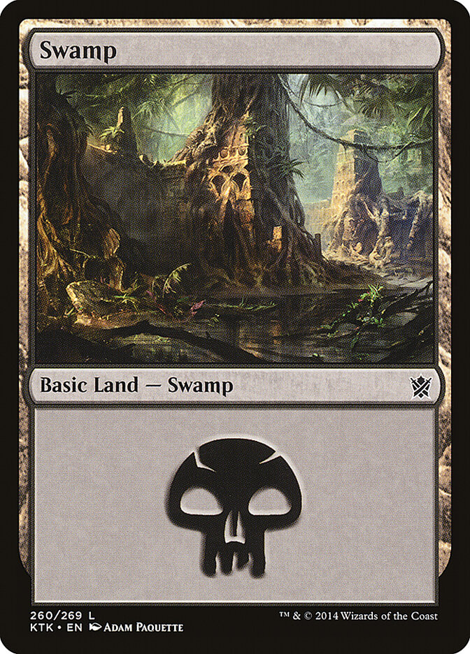 Swamp, Khans Of Tarkir Card Art