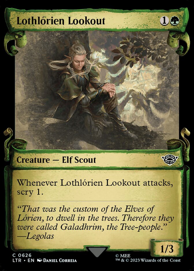 Lothlórien Lookout, The lord of the rings: tales of middle-earth Card Art