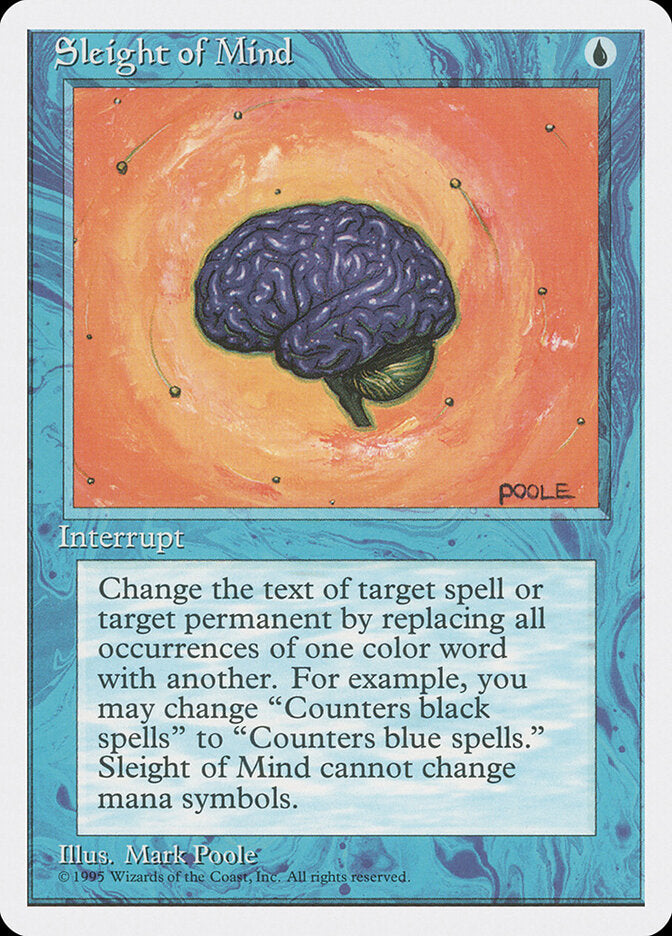 Sleight of Mind, Fourth Edition Card Art