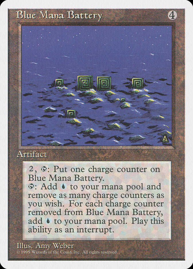 Blue Mana Battery, Fourth Edition Card Art