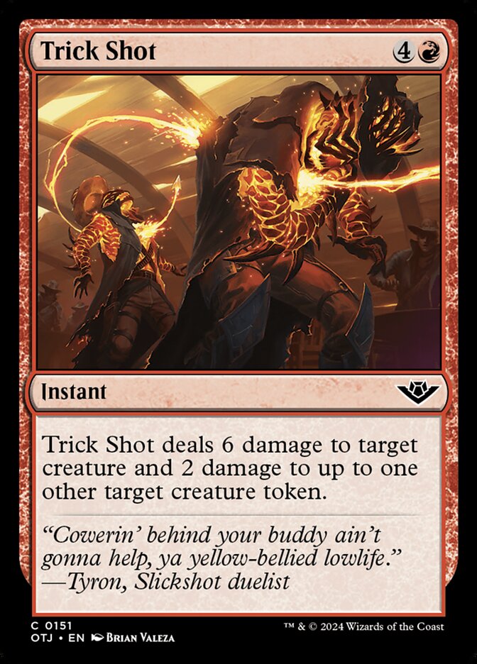 Trick Shot, Outlaws of thunder junction Card Art