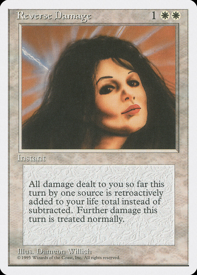 Reverse Damage, Fourth edition Card Art