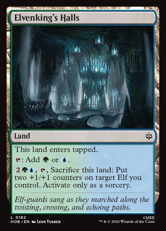Elvenking's Halls, The Hobbit Card Art