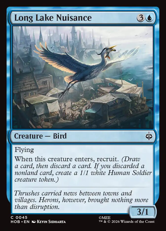 Long Lake Nuisance, The Hobbit Card Art