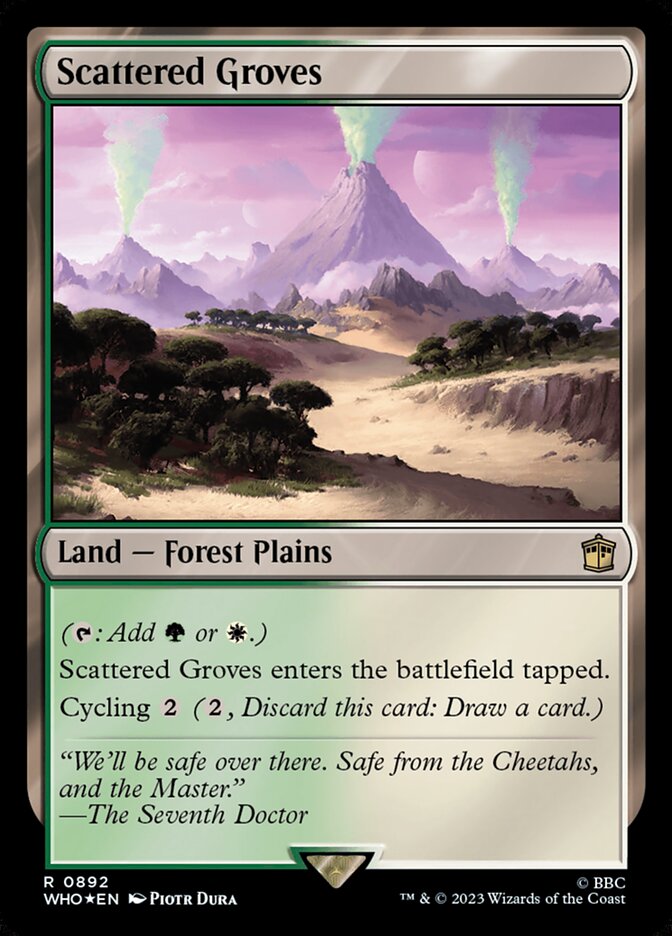 Scattered Groves, Doctor Who Card Art