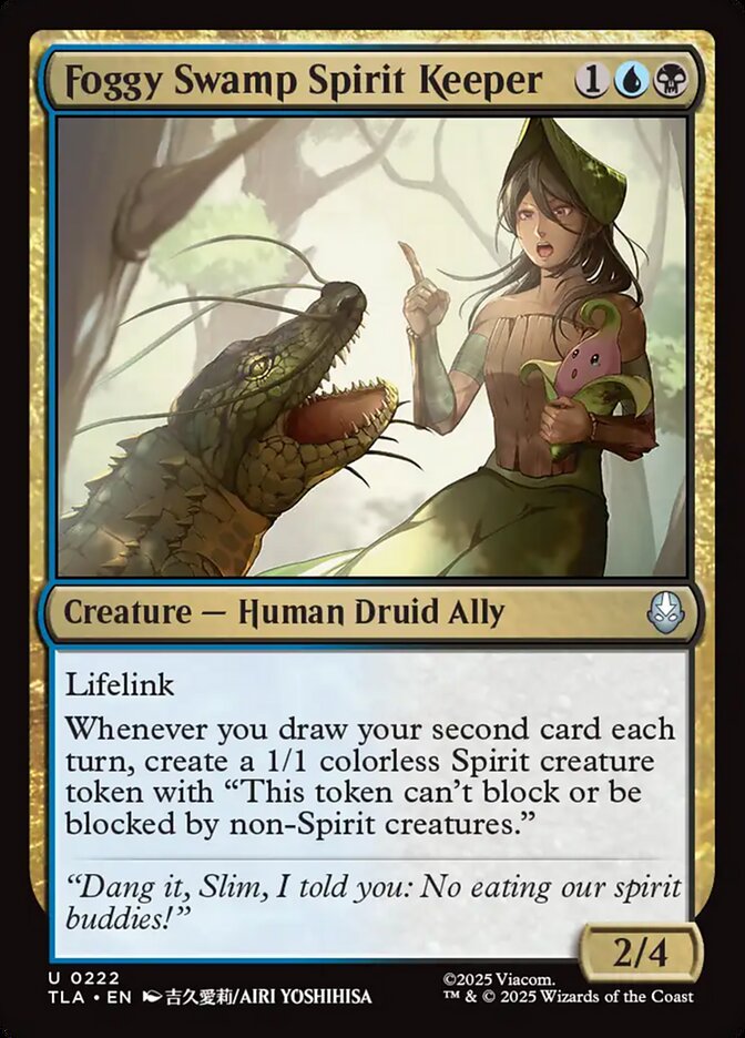 Foggy Swamp Spirit Keeper, Avatar: The Last Airbender Card Art