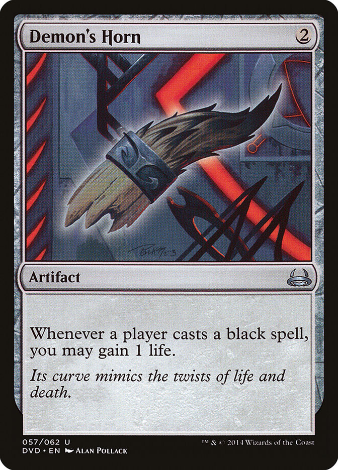 Demon's Horn, Duel Decks Anthology: Divine Vs. Demonic Card Art