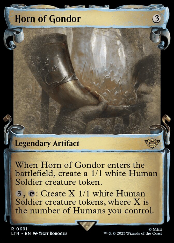 Horn of Gondor, The Lord Of The Rings: Tales Of Middle-Earth Card Art