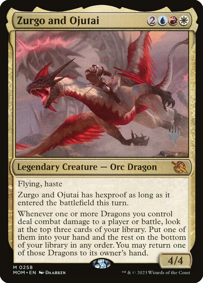 Zurgo and Ojutai, March Of The Machine Promos Card Art