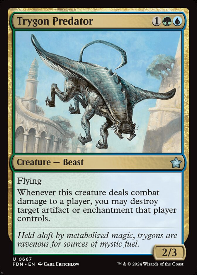 Trygon Predator, Foundations Card Art