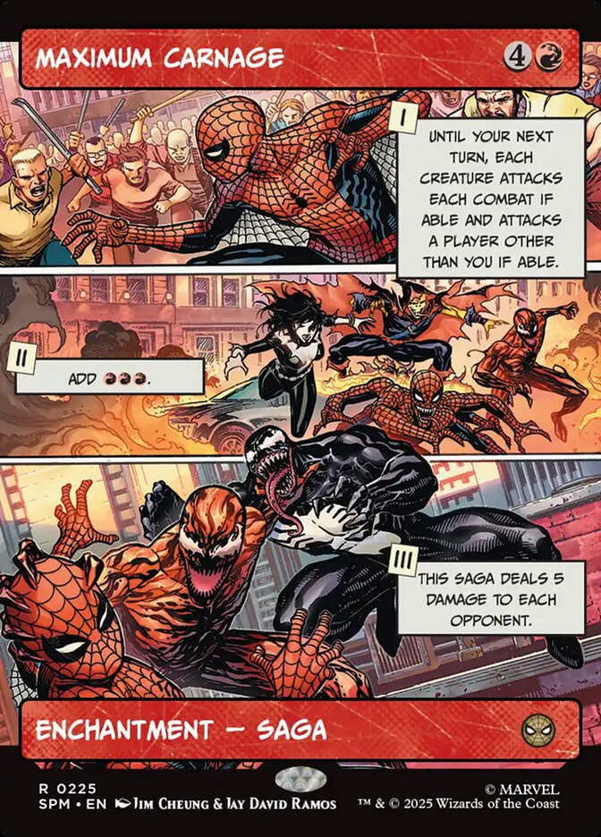 Maximum Carnage, Marvel'S Spider-Man Card Art