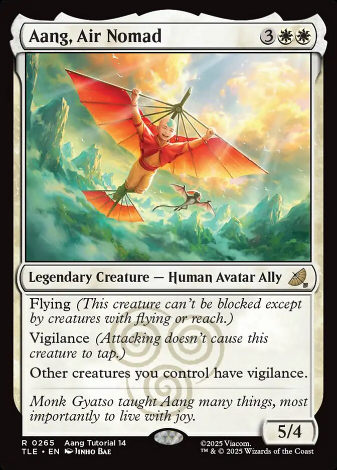 Aang, Air Nomad, Avatar: The Last Airbender Eternal Card Art