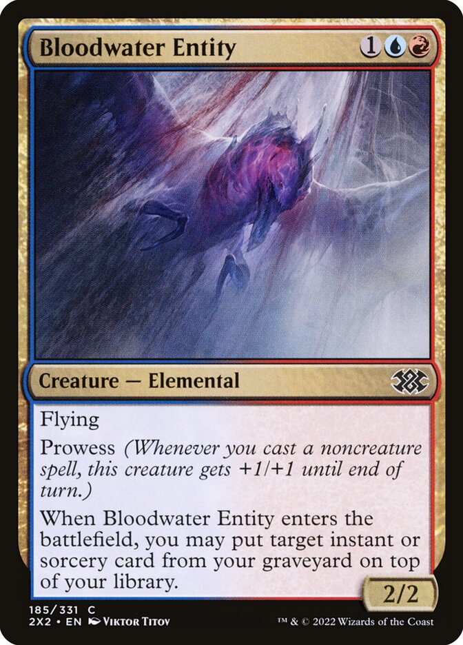 Bloodwater Entity, Double masters 2022 Card Art