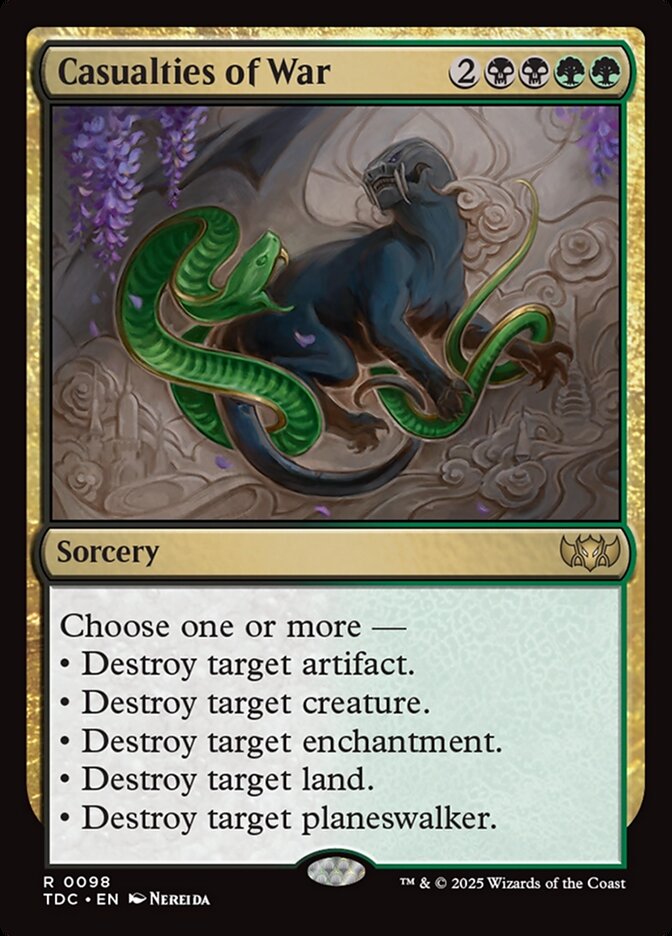 Casualties of War, Tarkir: Dragonstorm Commander Card Art