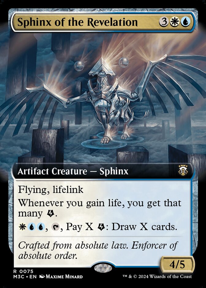 Sphinx of the Revelation, Modern horizons 3 commander Card Art