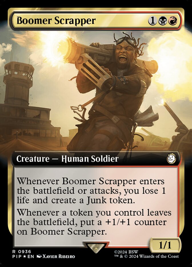 Boomer Scrapper, Fallout Card Art