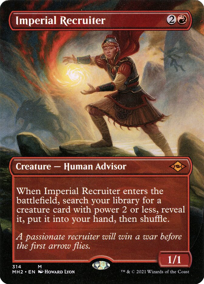 Imperial Recruiter, Modern horizons 2 Card Art