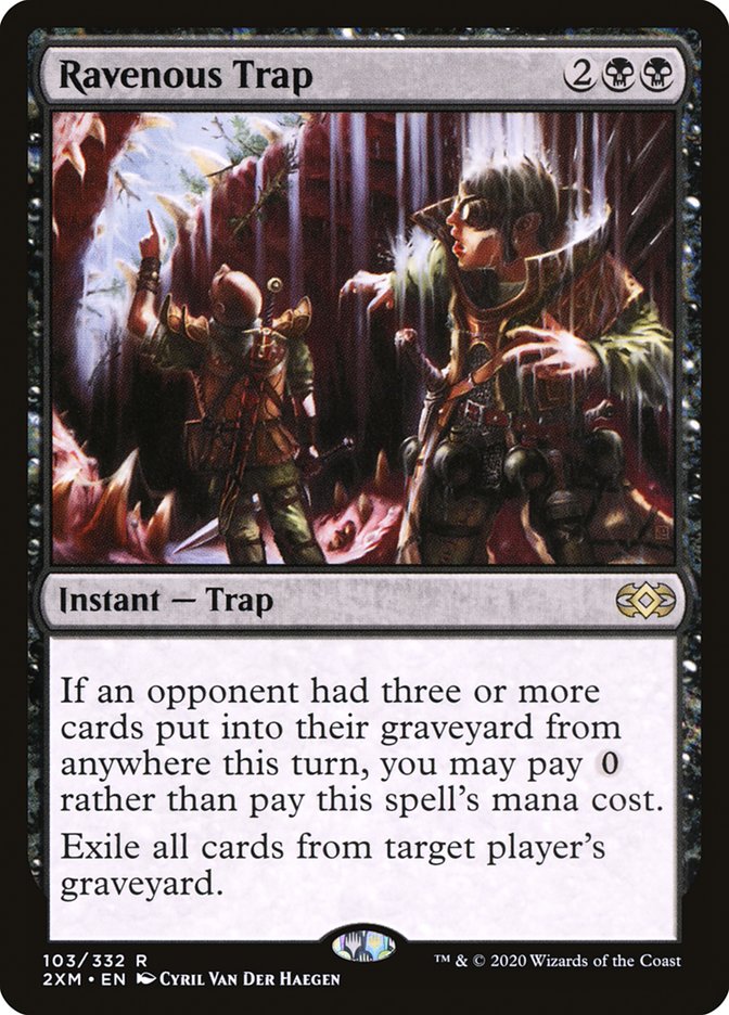 Ravenous Trap, Double masters Card Art