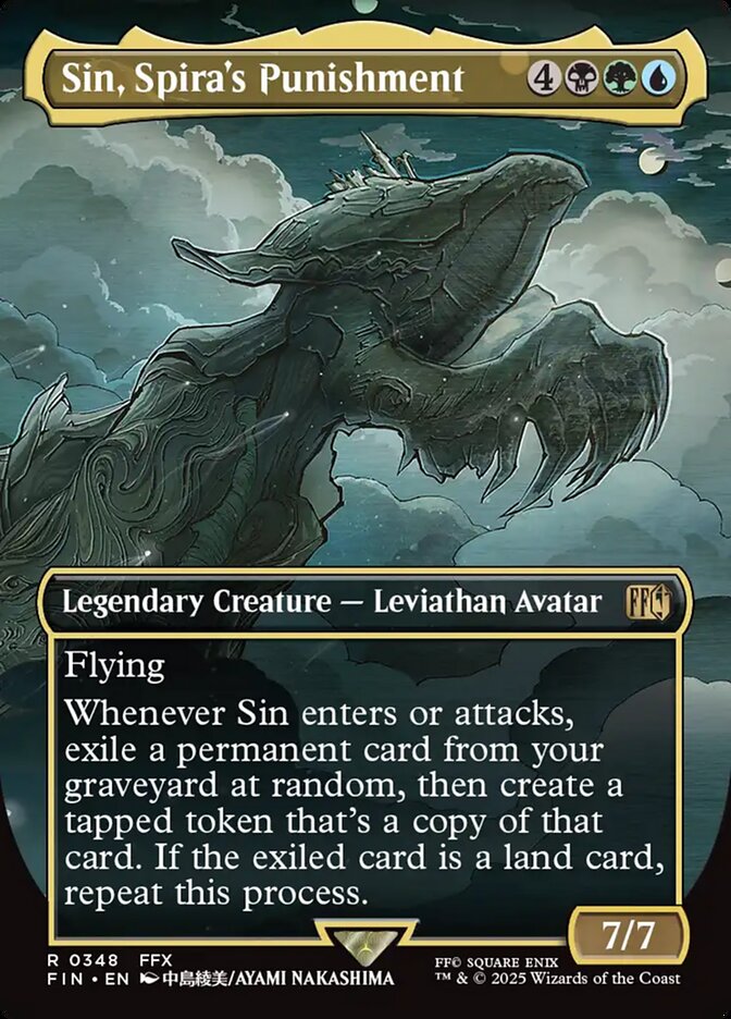 Sin, Spira's Punishment, Final Fantasy Card Art