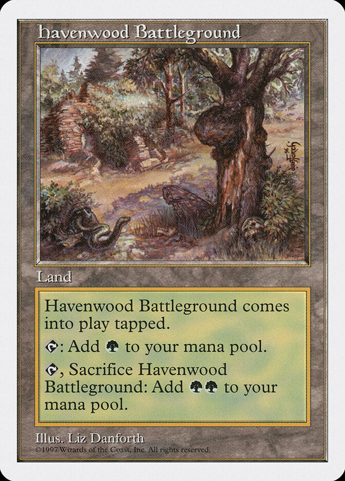 Havenwood Battleground, Fifth Edition Card Art