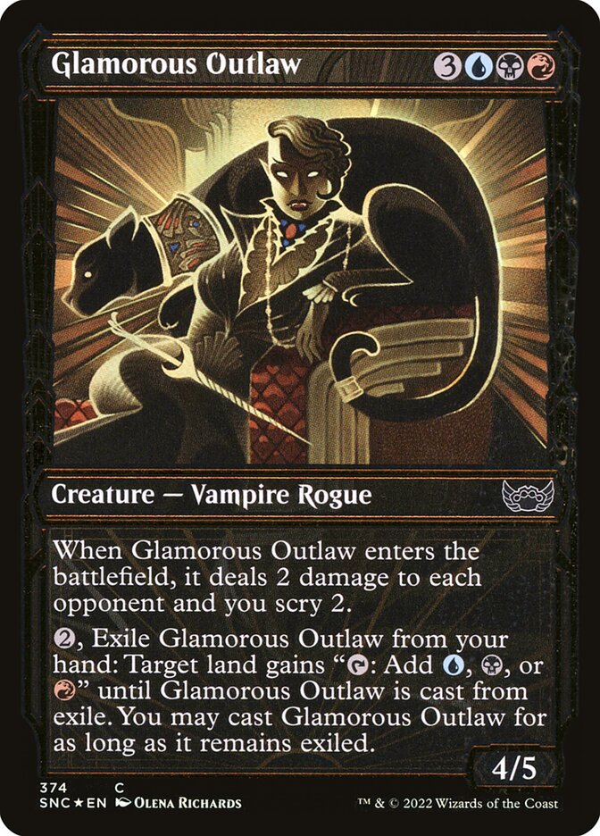Glamorous Outlaw - Gilded Foil