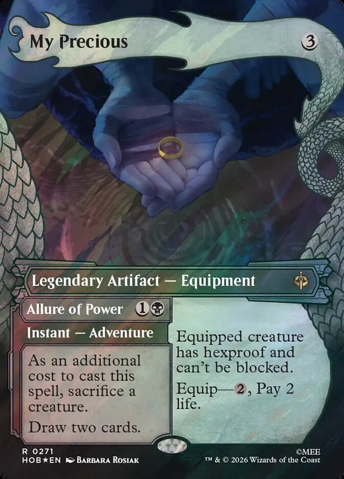 My Precious // Allure of Power, The Hobbit Card Art