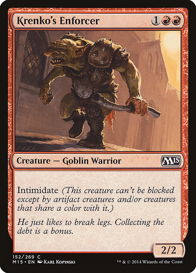 Krenko's Enforcer, Magic 2015 Card Art