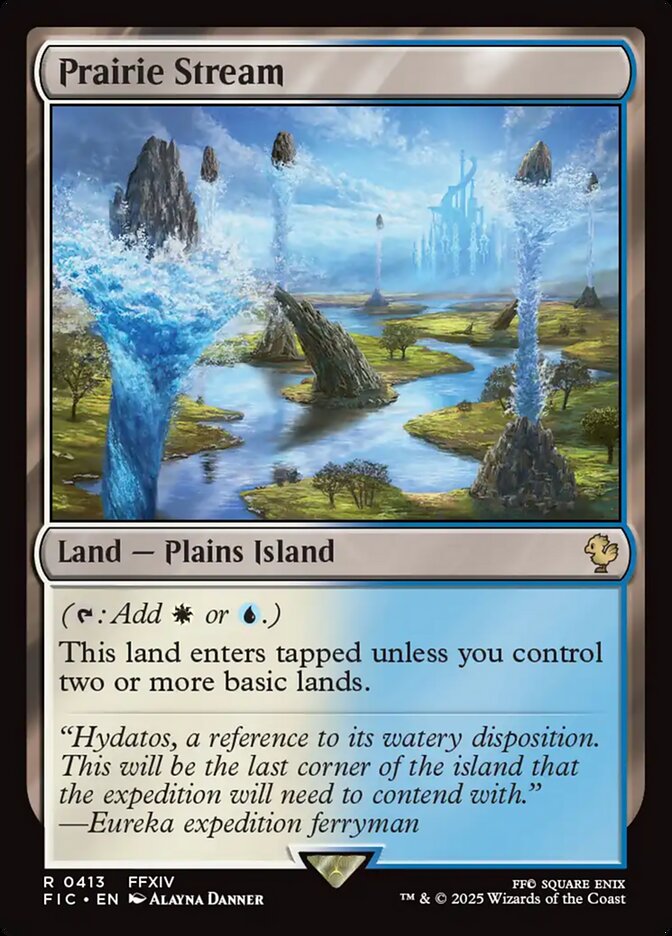 Prairie Stream, Final fantasy commander Card Art