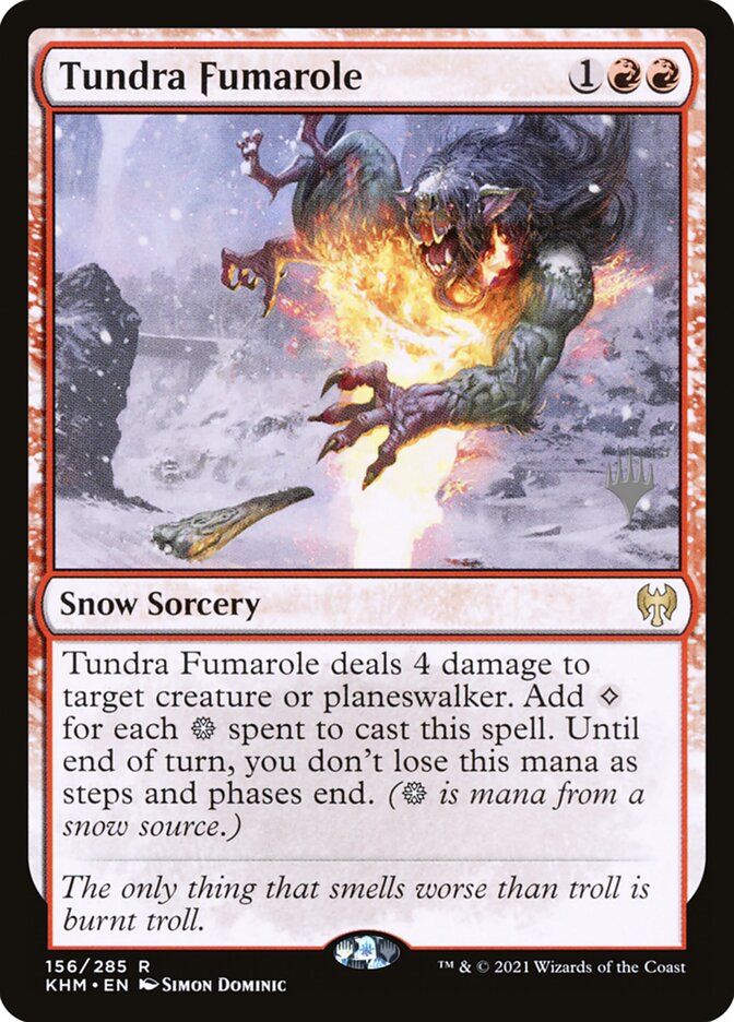 Tundra Fumarole, Kaldheim Promos Card Art