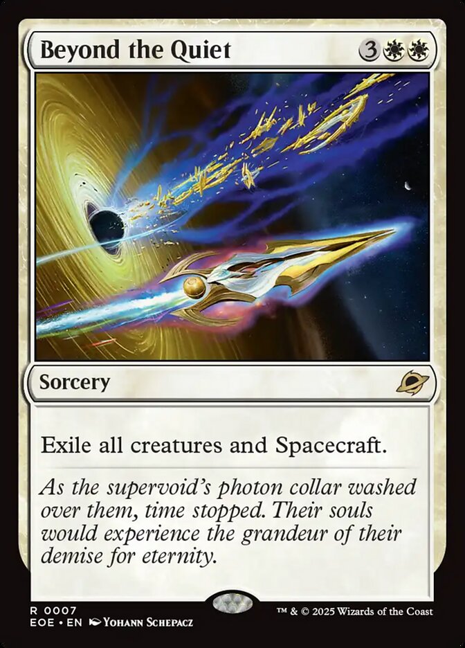 Beyond the Quiet, Edge of eternities Card Art