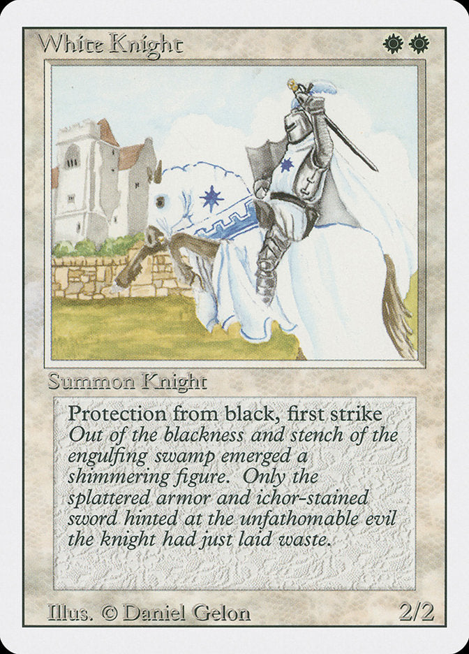 White Knight, Revised edition Card Art