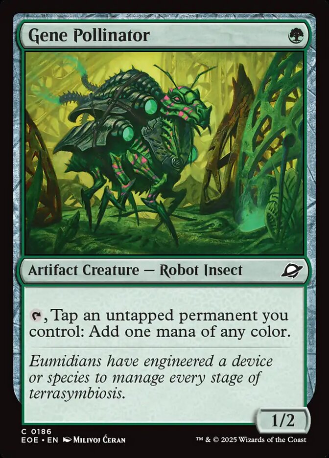 Gene Pollinator, Edge of eternities Card Art