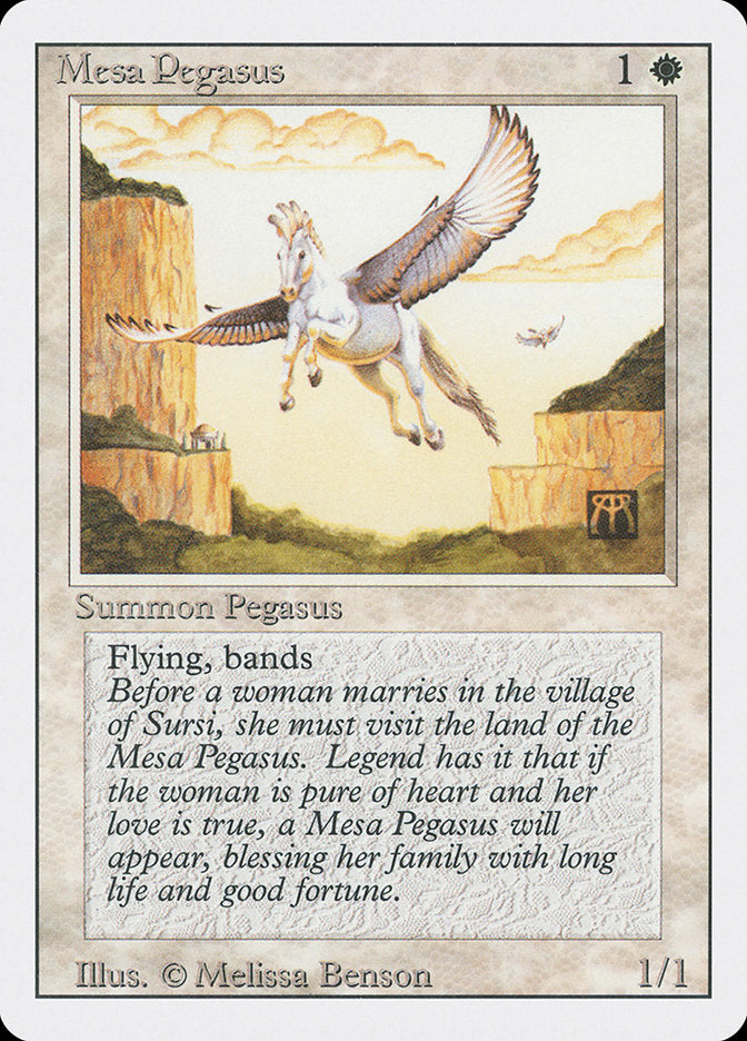 Mesa Pegasus, Revised edition Card Art