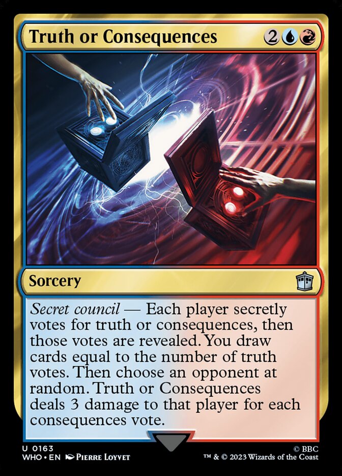 Truth or Consequences, Doctor who Card Art