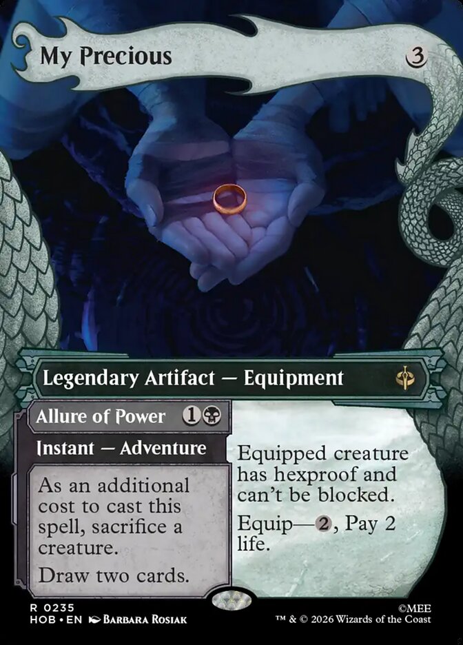 My Precious // Allure of Power, The Hobbit Card Art