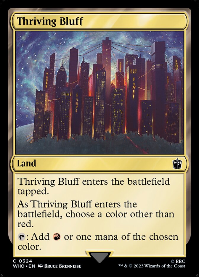 Thriving Bluff, Doctor who Card Art