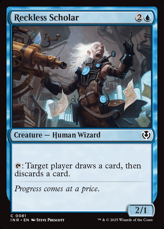Reckless Scholar, Innistrad Remastered Card Art