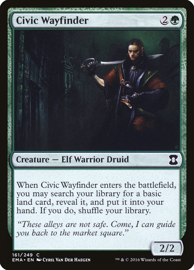 Civic Wayfinder, Eternal Masters Card Art