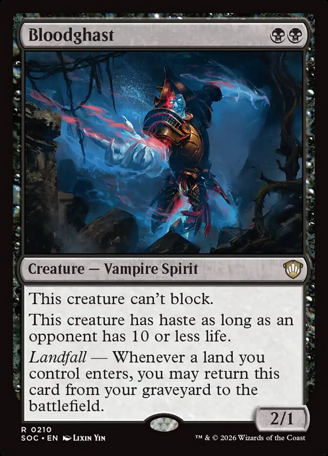 Bloodghast, Secrets Of Strixhaven Commander Card Art