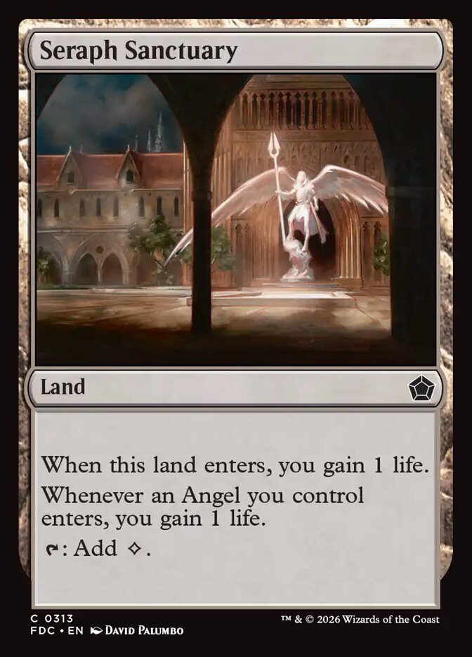 Seraph Sanctuary, Foundations Commander Card Art
