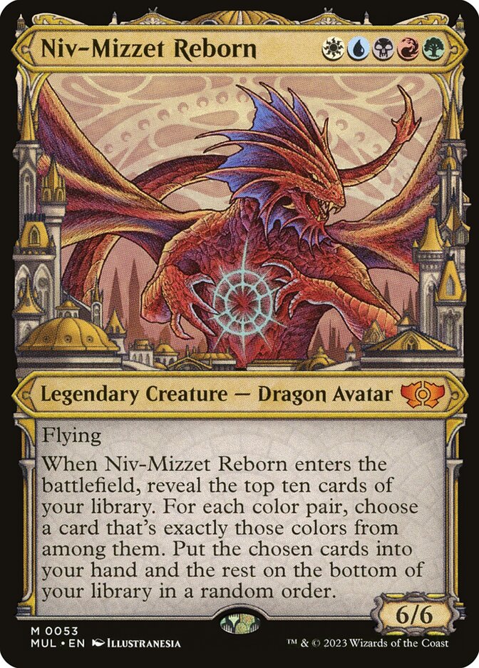 Niv-Mizzet Reborn, Multiverse Legends Card Art
